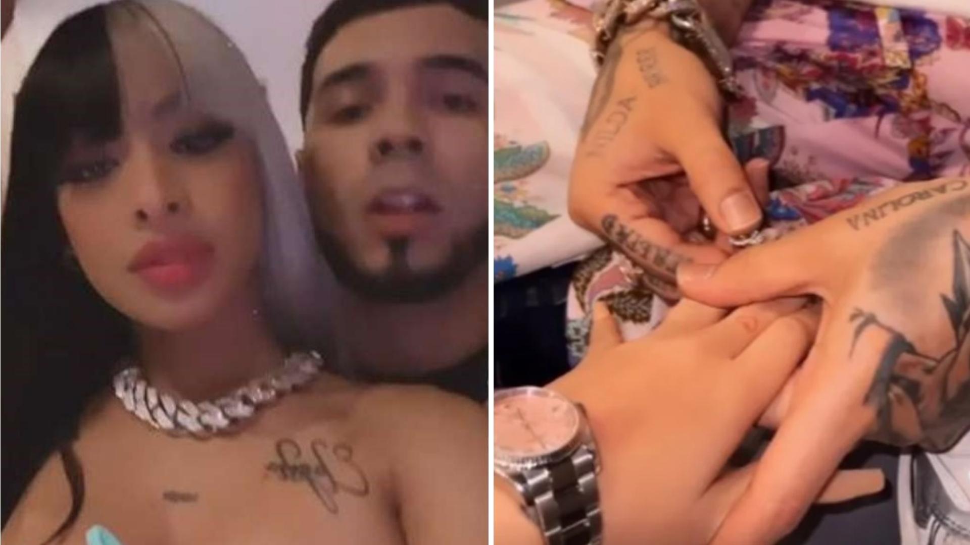 Anuel AA y yailin